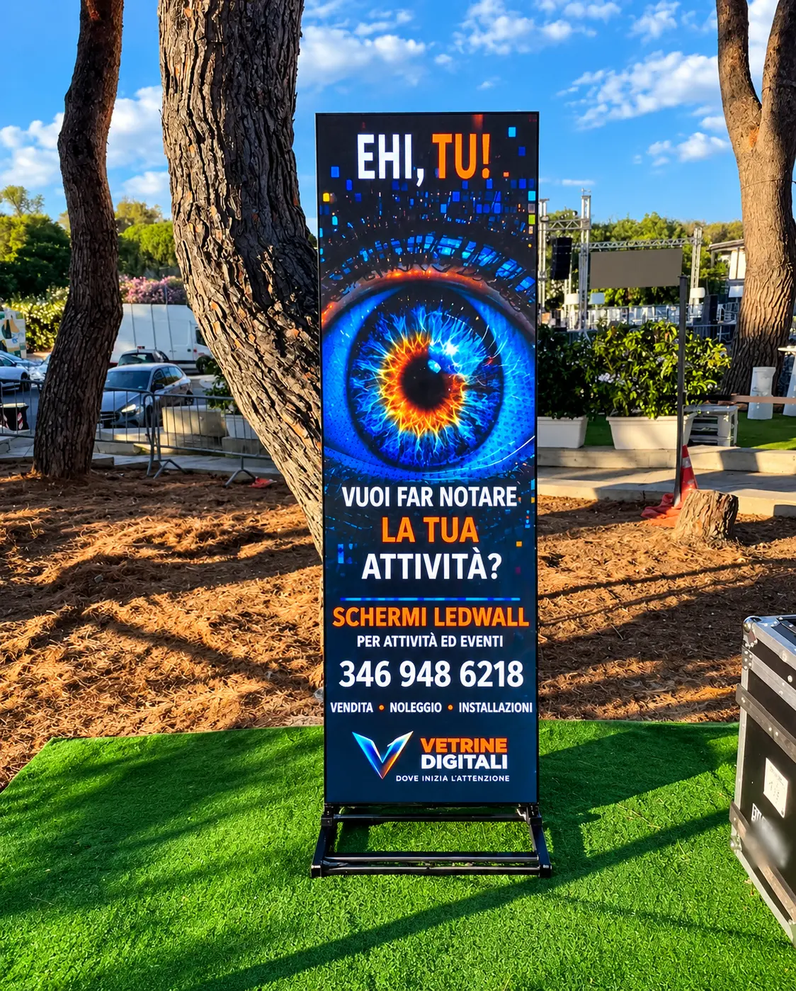Totem LED promozionale